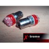 Ba15s / R10W 8 x LED czerwone 12V