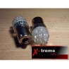 Ba15s / R10W 8 x LED BIAŁE / NIEBIESKIE 12V