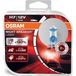Żarówki H7 OSRAM Night Breaker LASER + 130% Cena za komplet/2szt