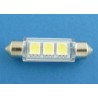 10x42 3 x SMD LED 5050 WARM WHITE żarówka rurkowa C5W XTREME TECHNOLOGY