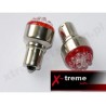 1156 Ba15s P21W 12 x LED czerwone 24Volt TIR