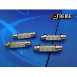 10x42 6 x LED żarówka rurkowa C10W pomarańczowa 24 VOLT WYPRZEDAŻ !!!